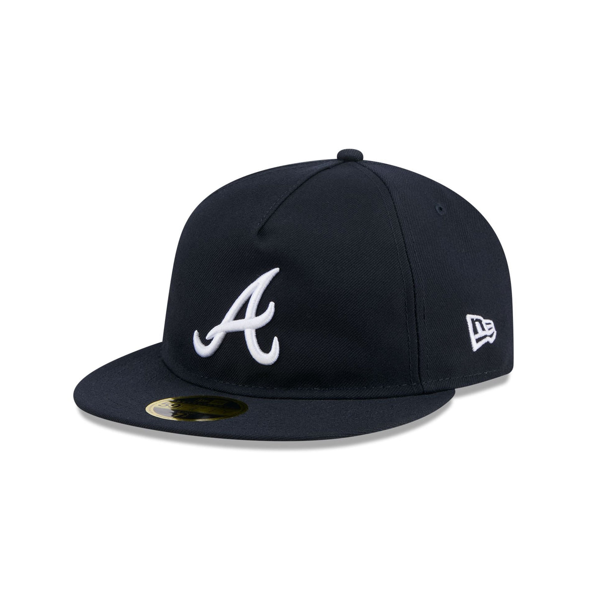 Atlanta Braves Easy Retro Crown 59FIFTY A-Frame Fitted Hat
