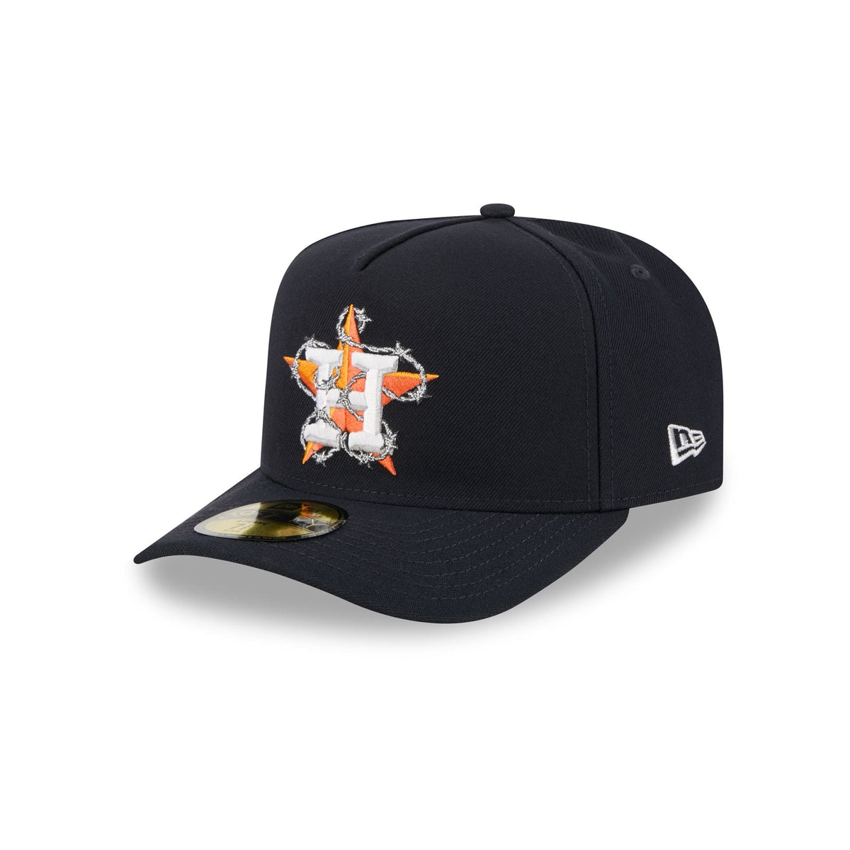 Houston Astros Barbed Wire 59FIFTY A-Frame Fitted Hat