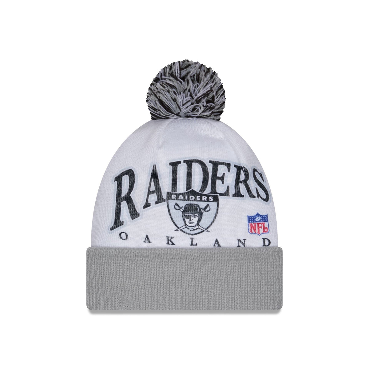 Las Vegas Raiders Spirit Pom Knit Hat