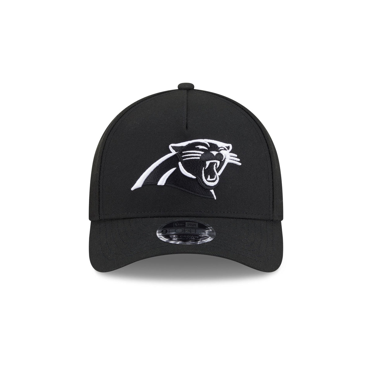 Carolina Panthers Black & White 9FORTY M-Crown A-Frame Snapback Hat