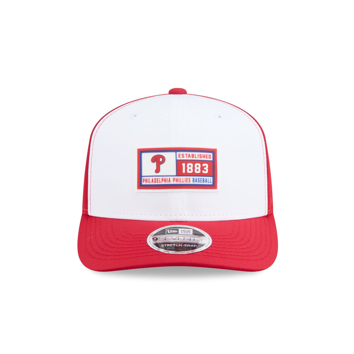 Philadelphia Phillies Est. Patch 9SEVENTY Stretch-Snap Hat