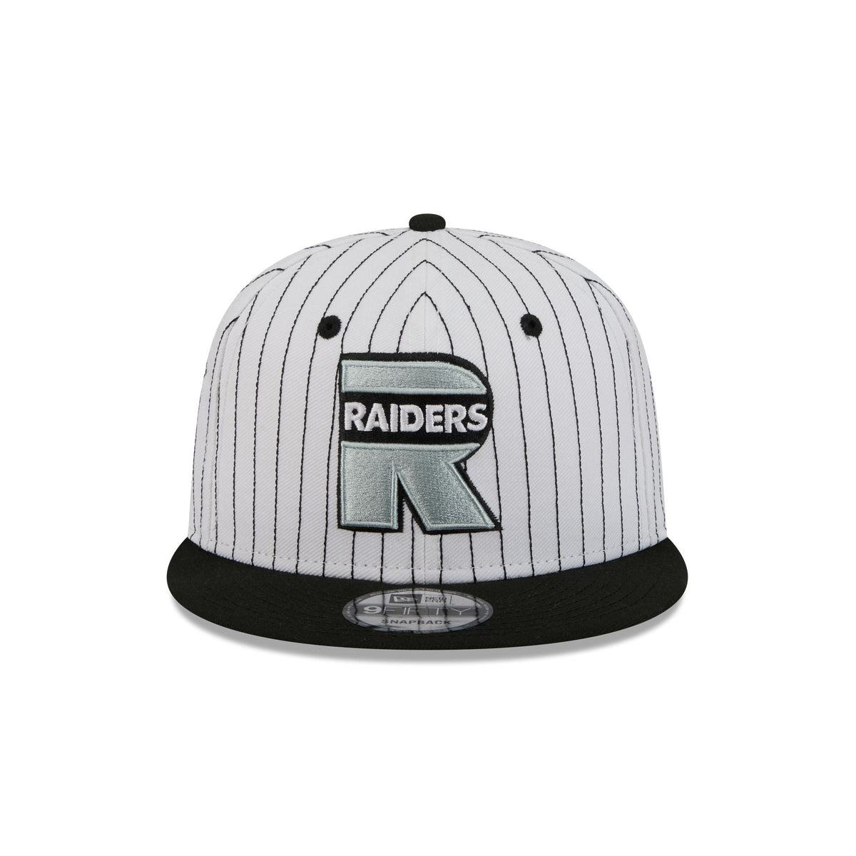 Las Vegas Raiders Deceptor Pinstripe 9FIFTY Snapback Hat