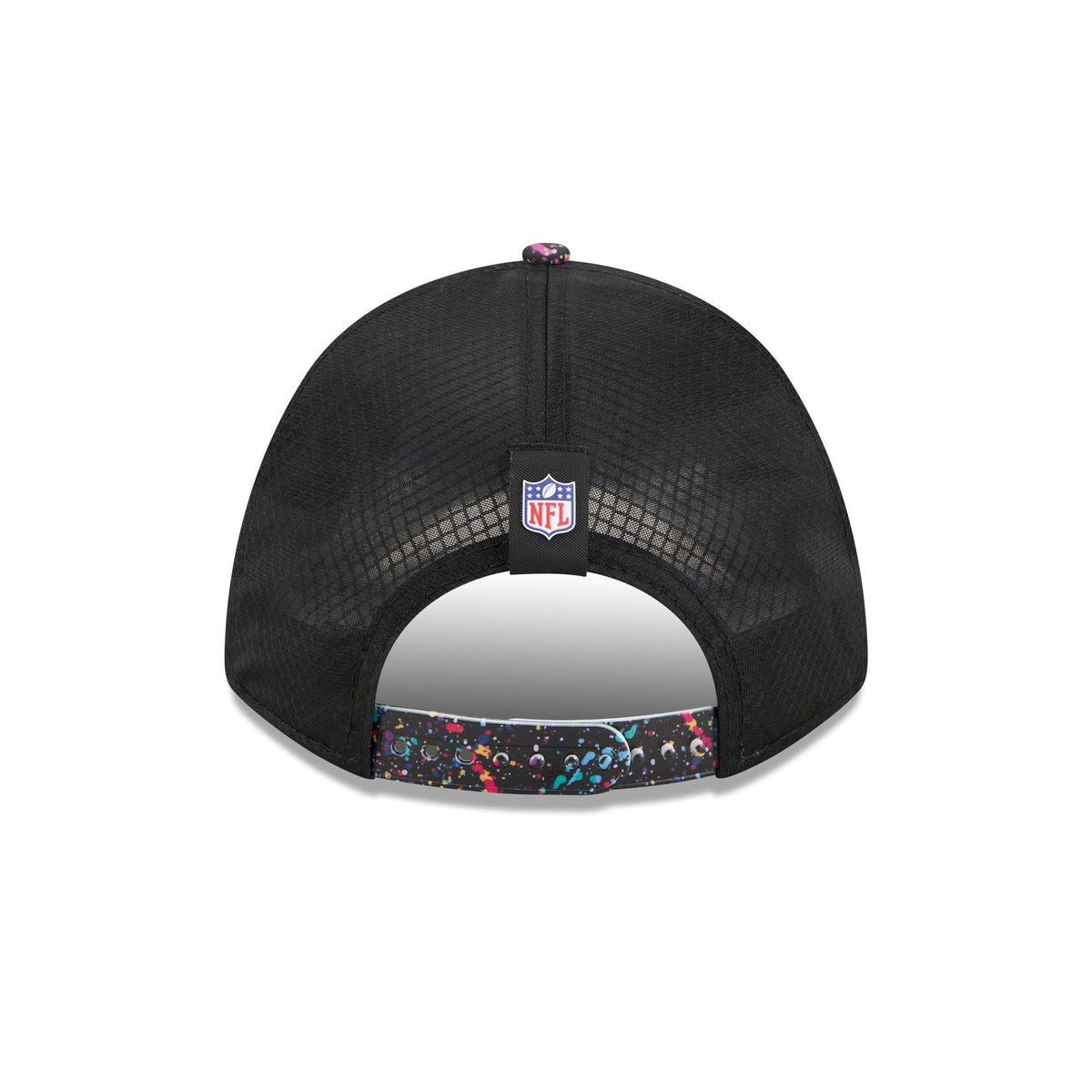 San Francisco 49ers 2025 Crucial Catch 9FORTY M-Crown A-Frame Trucker Hat