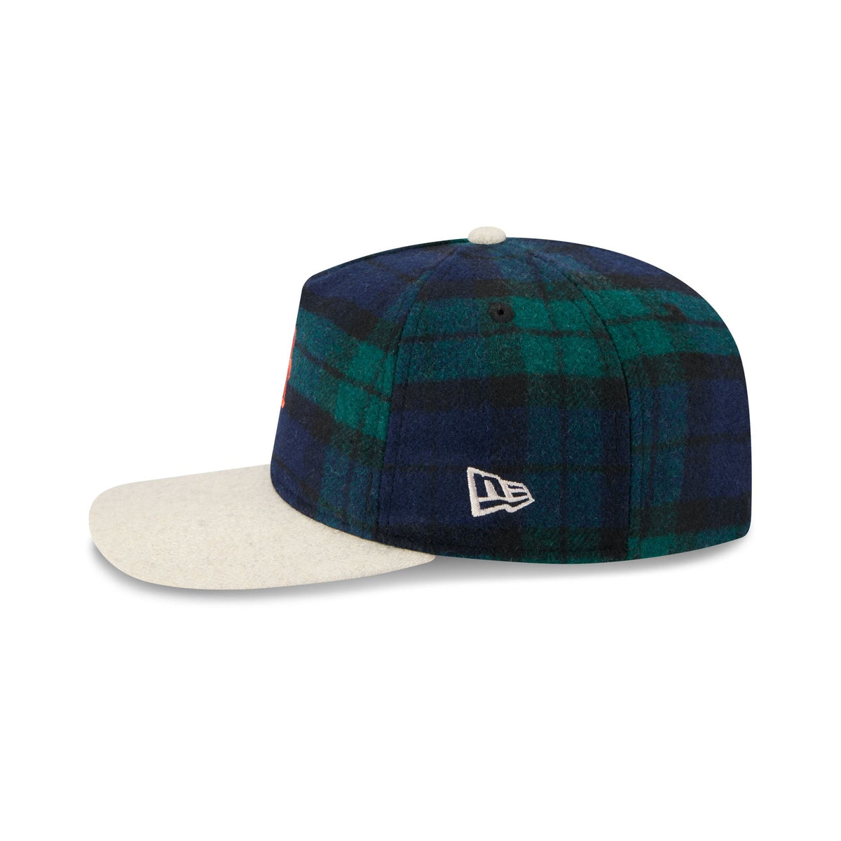 New York Mets Plaid Letterman 19TWENTY Adjustable Hat