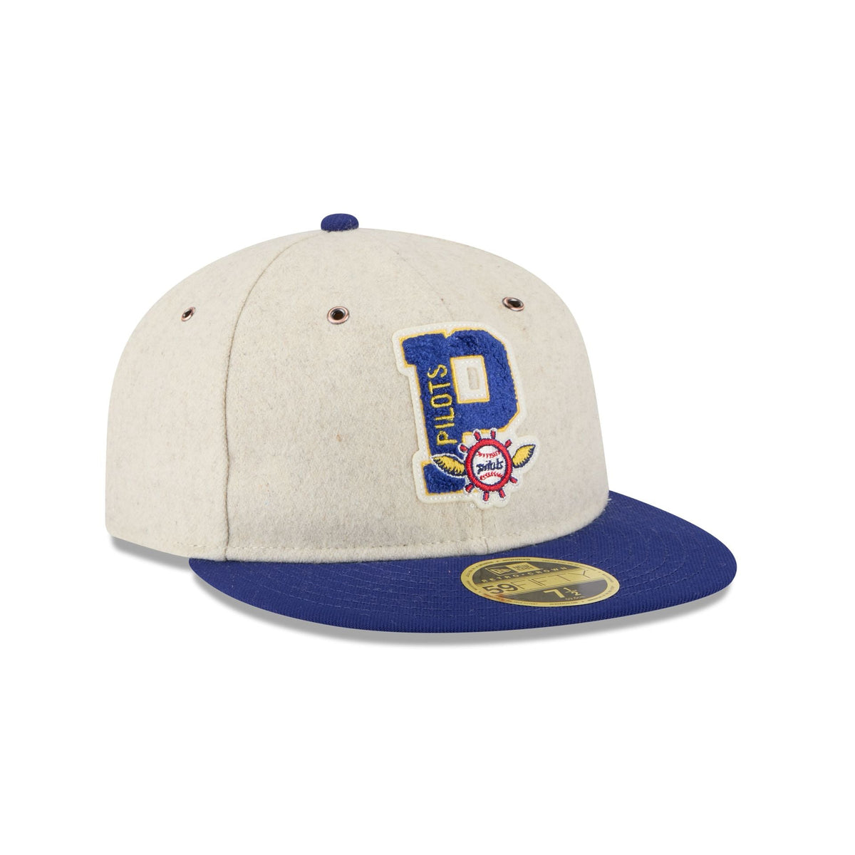 Seattle Pilots Wool Letterman Retro Crown 59FIFTY Fitted Hat