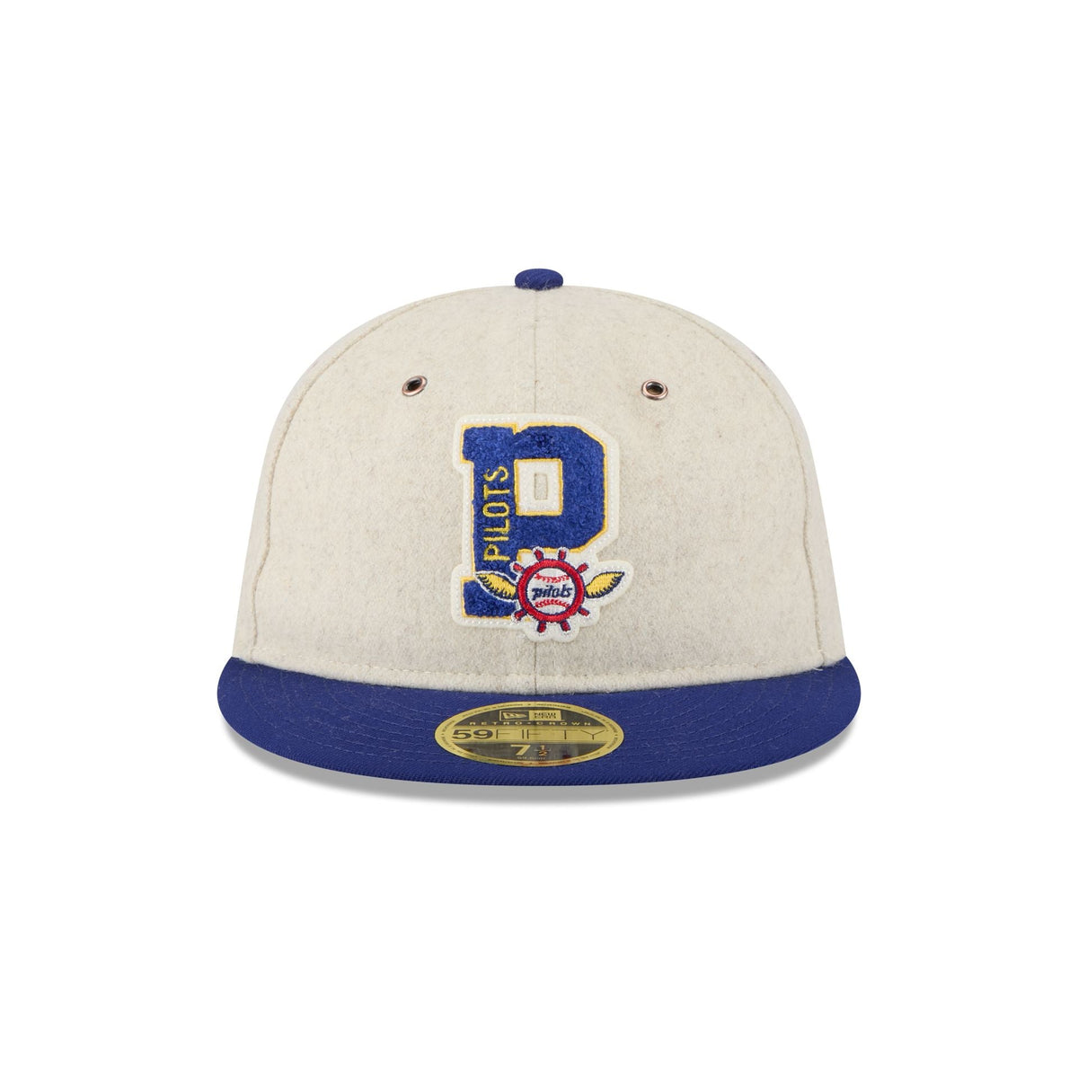 Seattle Pilots Wool Letterman Retro Crown 59FIFTY Fitted Hat