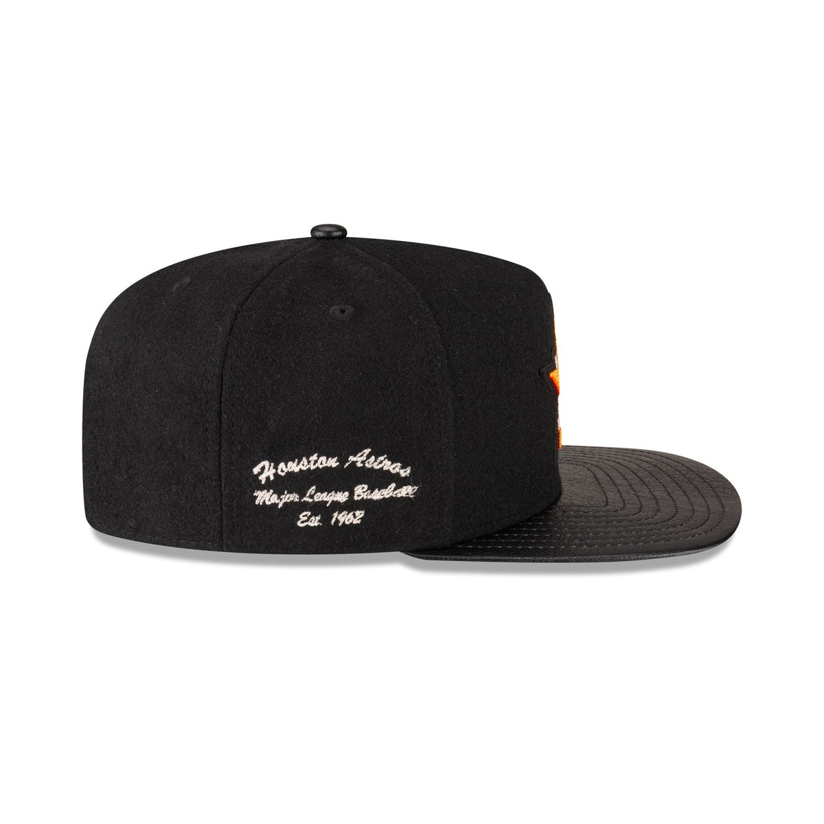 Houston Astros Wool Letterman 9FIFTY A-Frame Snapback Hat