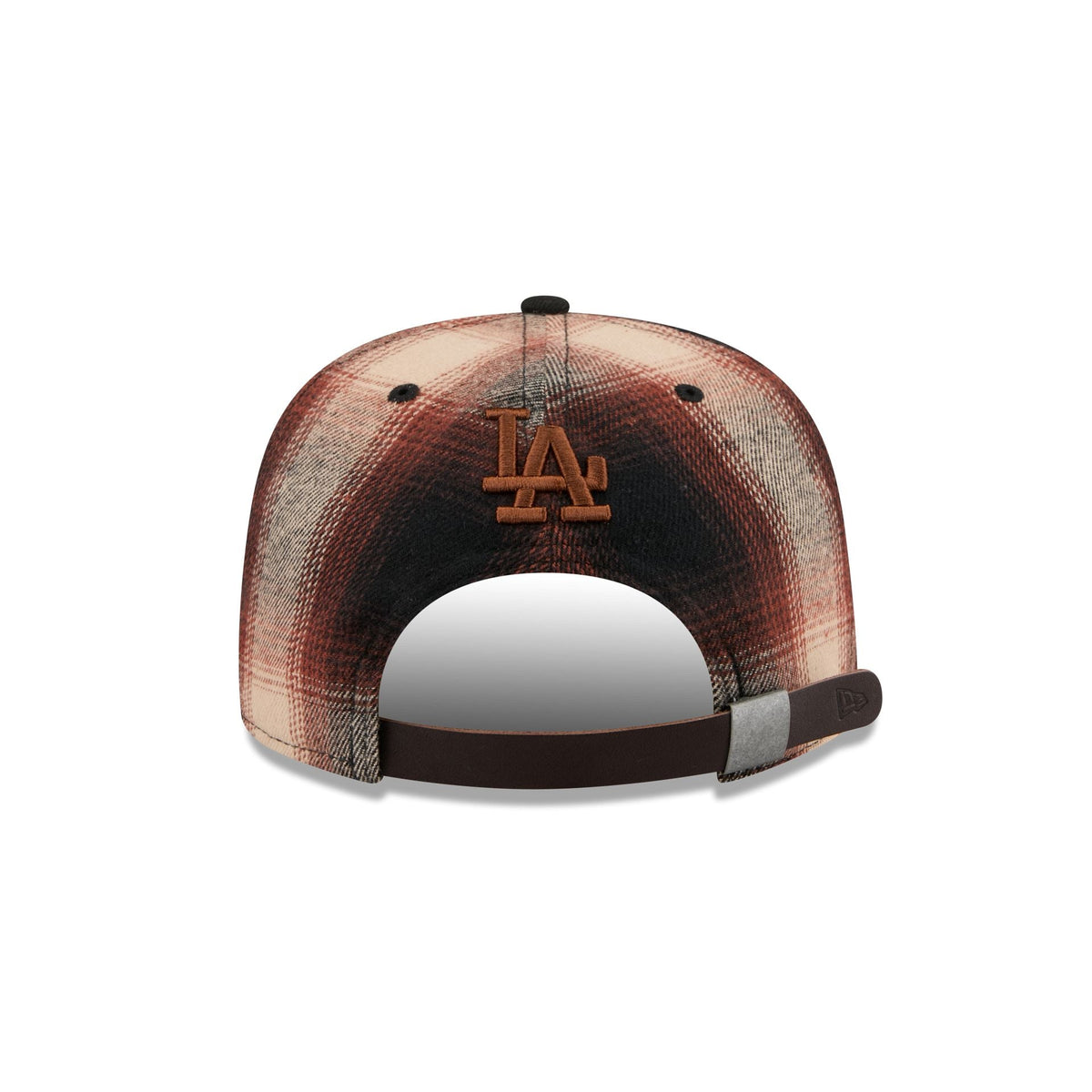 Los Angeles Dodgers Grunge Plaid 9FIFTY A-Frame Adjustable Hat