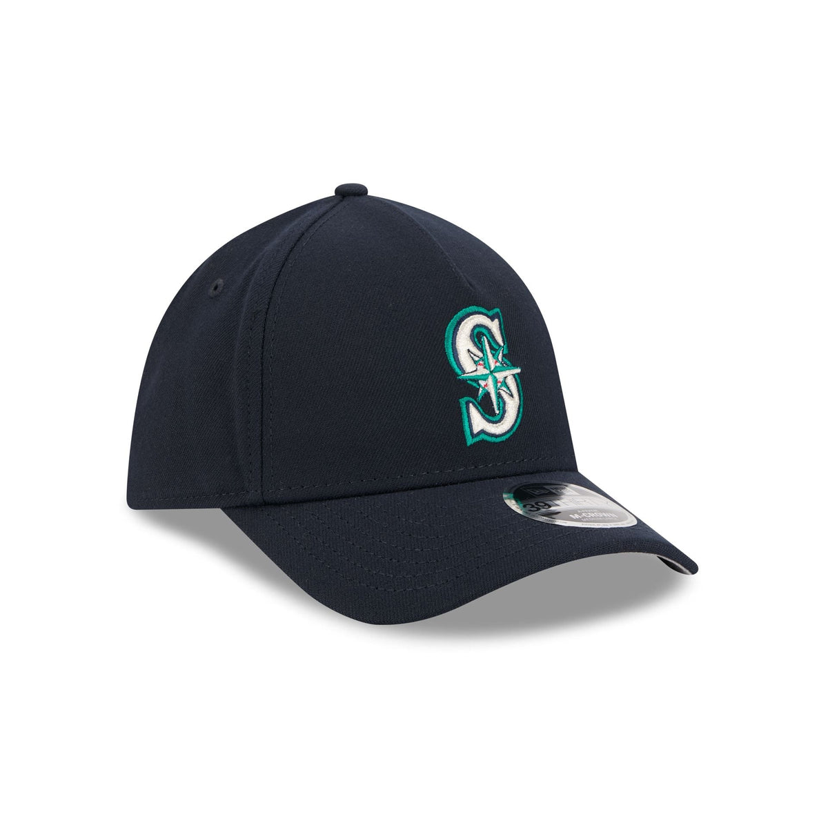 Seattle Mariners 39THIRTY M-Crown A-Frame Stretch Fit Hat