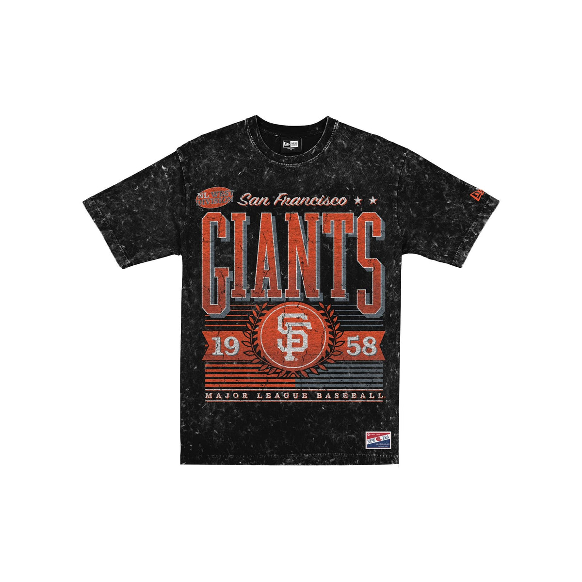 San Francisco Giants Throwback Vintage Wash T-Shirt