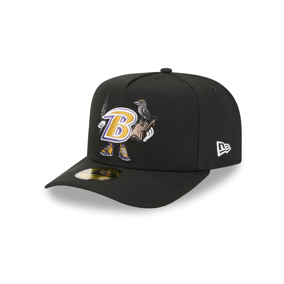 Baltimore Ravens Cartoon 59FIFTY A-Frame Fitted Hat