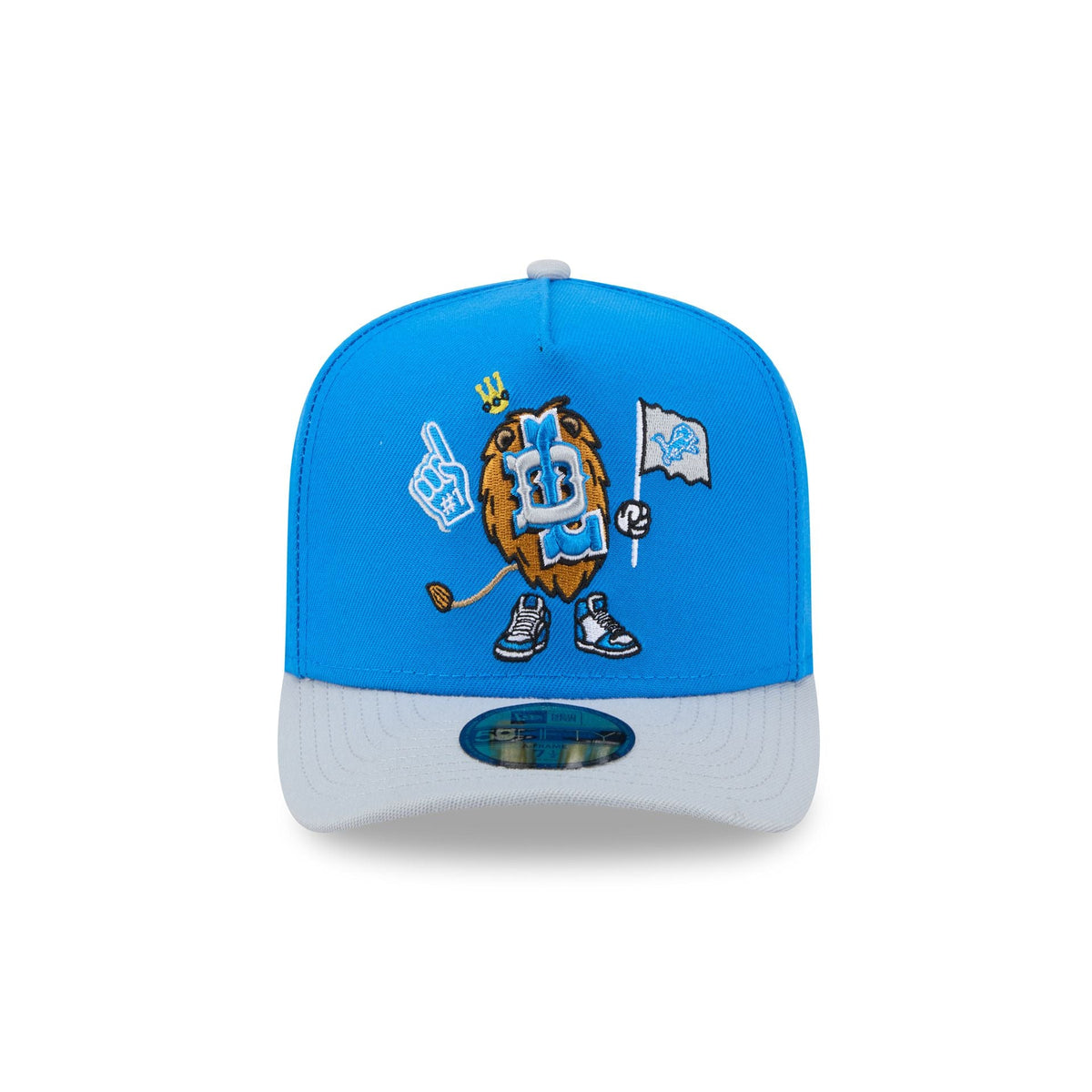 Detroit Lions Cartoon 59FIFTY A-Frame Fitted Hat