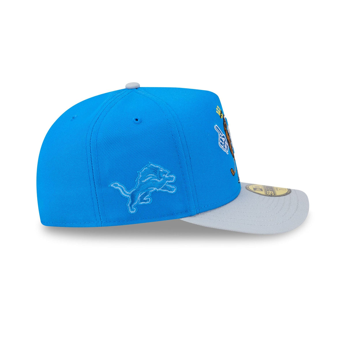 Detroit Lions Cartoon 59FIFTY A-Frame Fitted Hat