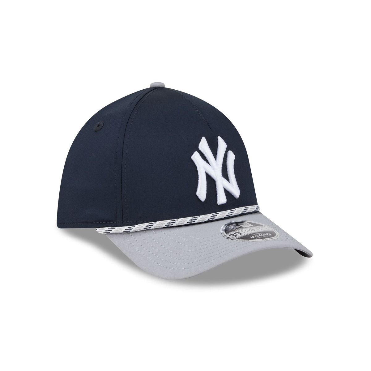 New York Yankees Rope 39THIRTY M-Crown A-Frame Stretch Fit Hat