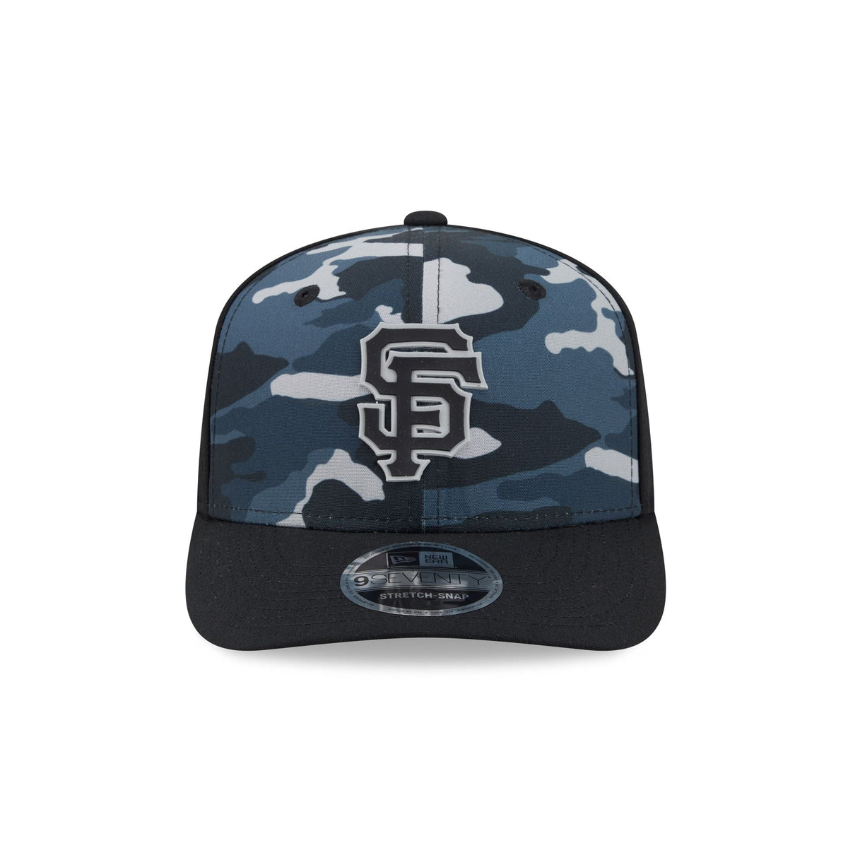 San Francisco Giants Black Camo Performance 9SEVENTY Stretch-Snap Hat