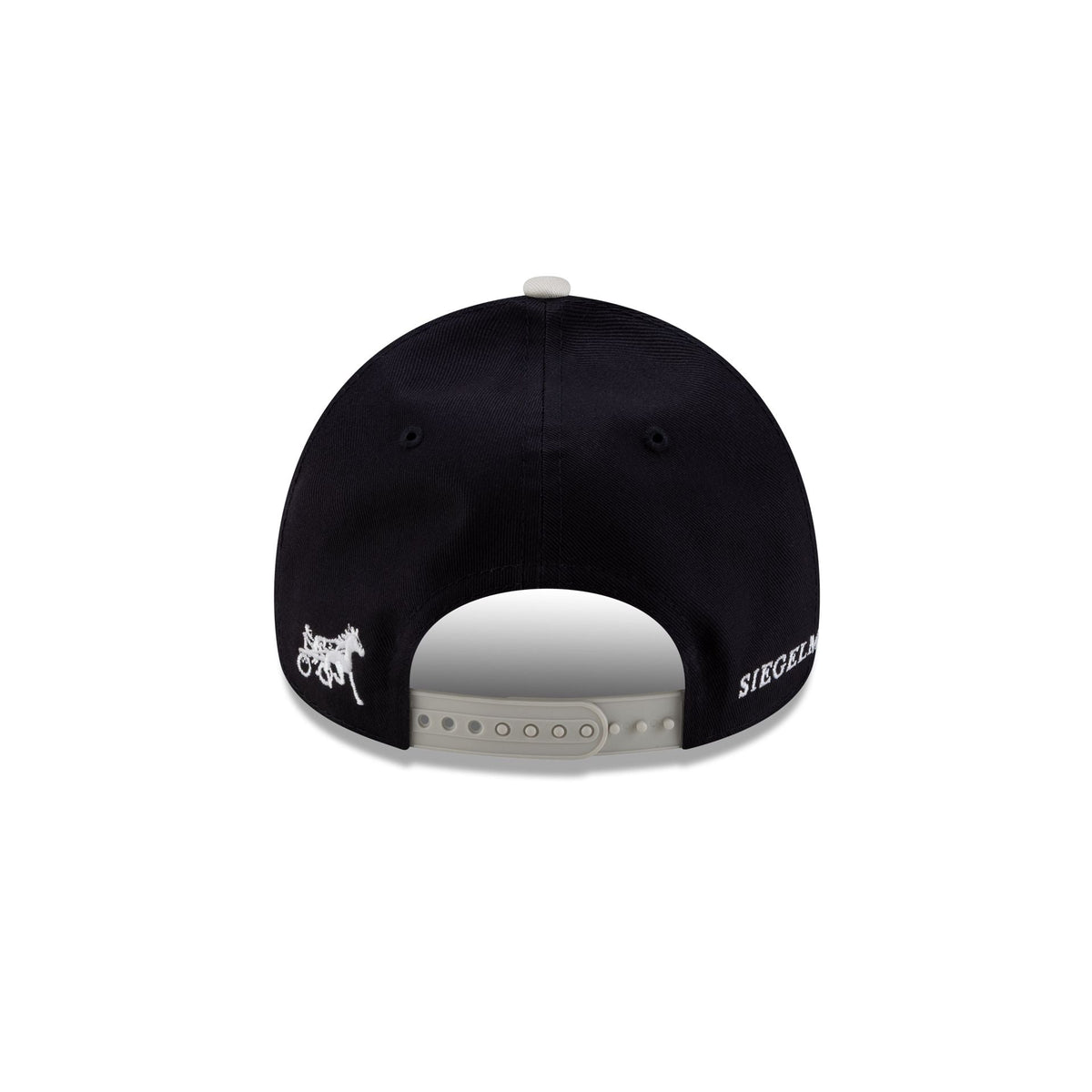 Siegelman Stable x New York Yankees Gray Visor 9FORTY A-Frame Snapback Hat