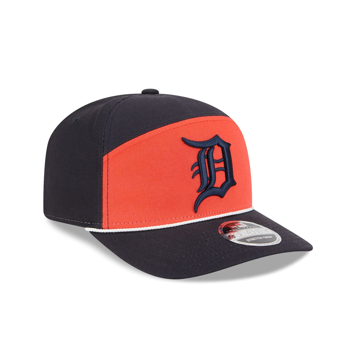 Detroit Tigers Split Panel 9SEVENTY Stretch-Snap Hat