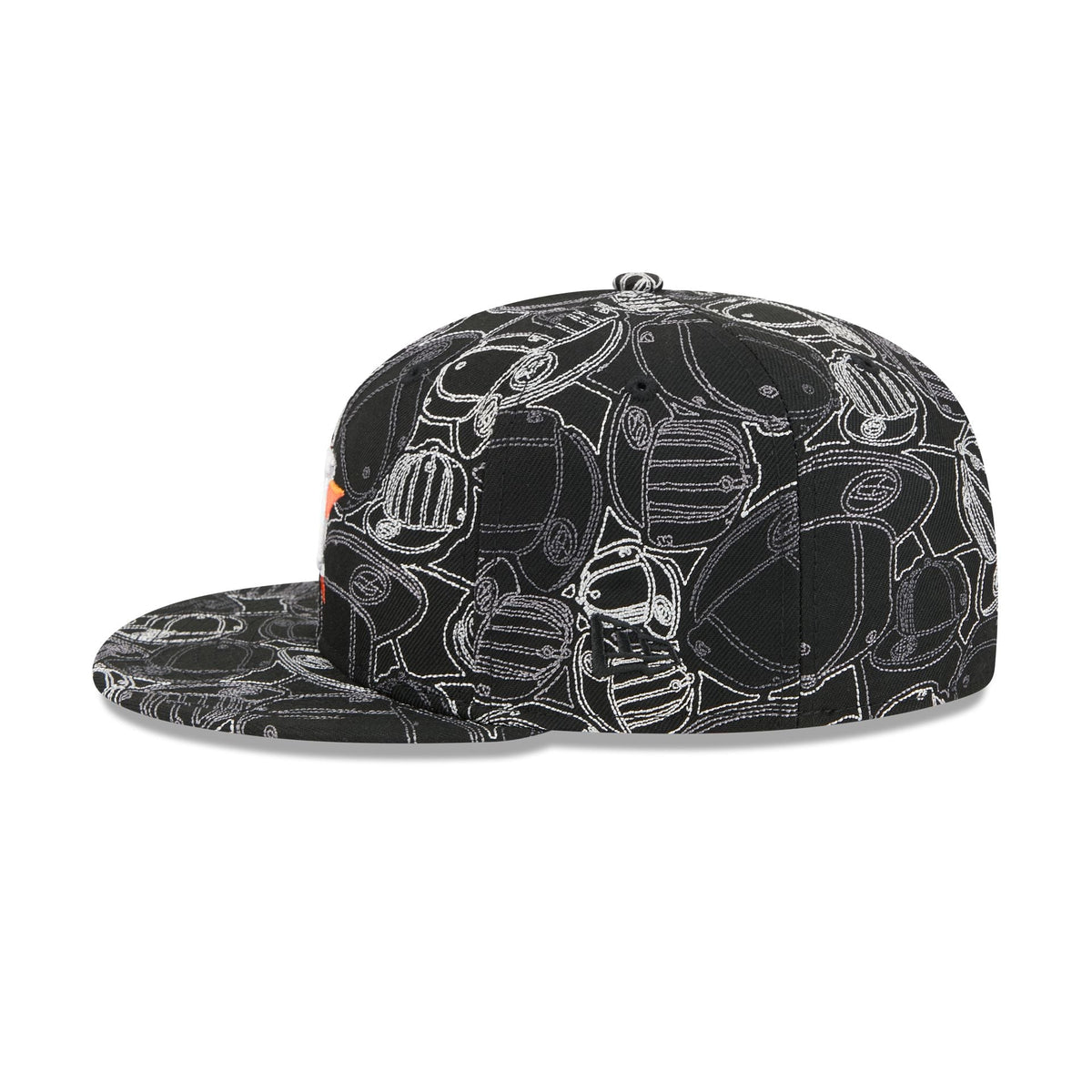 Houston Astros Cap Scramble 59FIFTY Fitted Hat