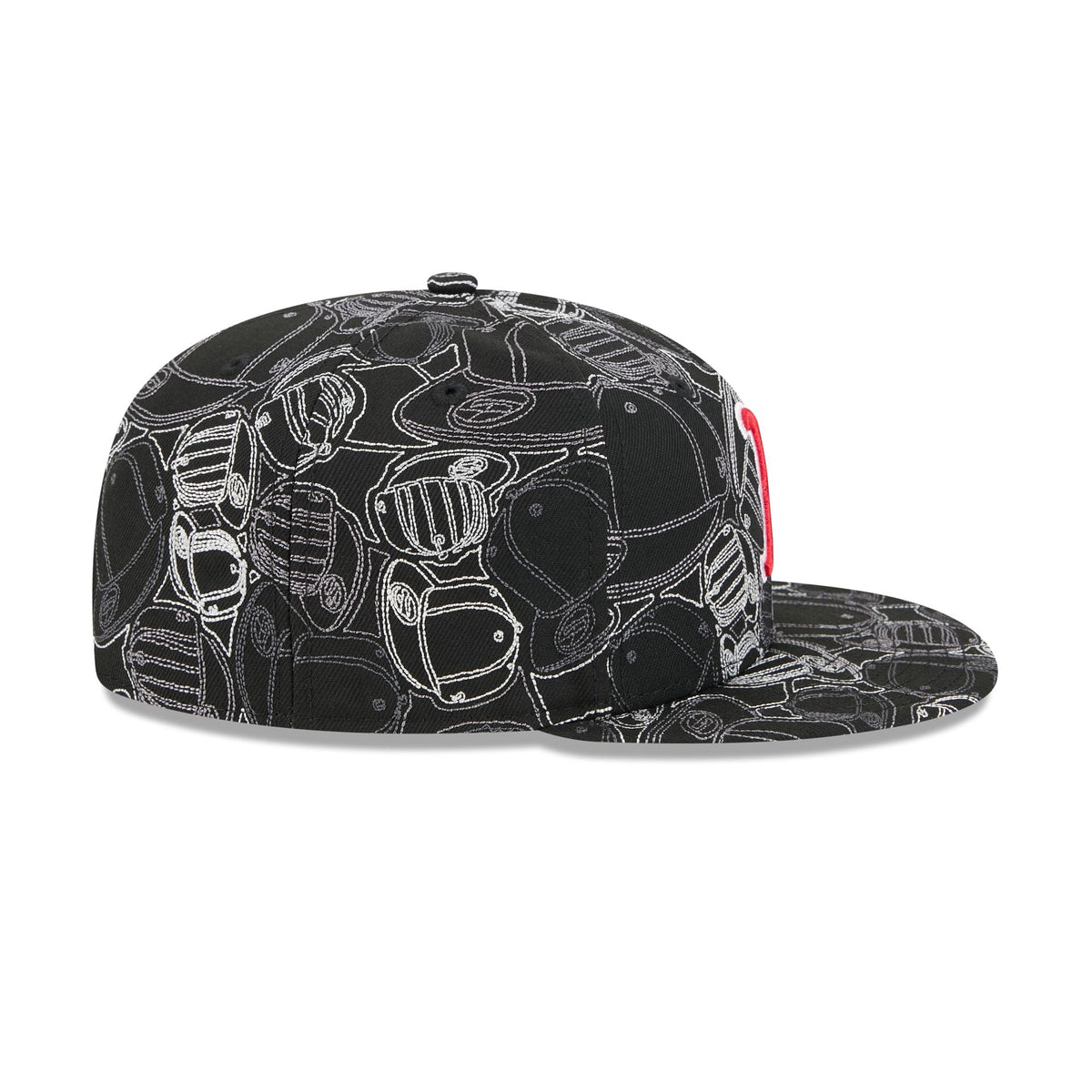 Boston Red Sox Cap Scramble 59FIFTY Fitted Hat