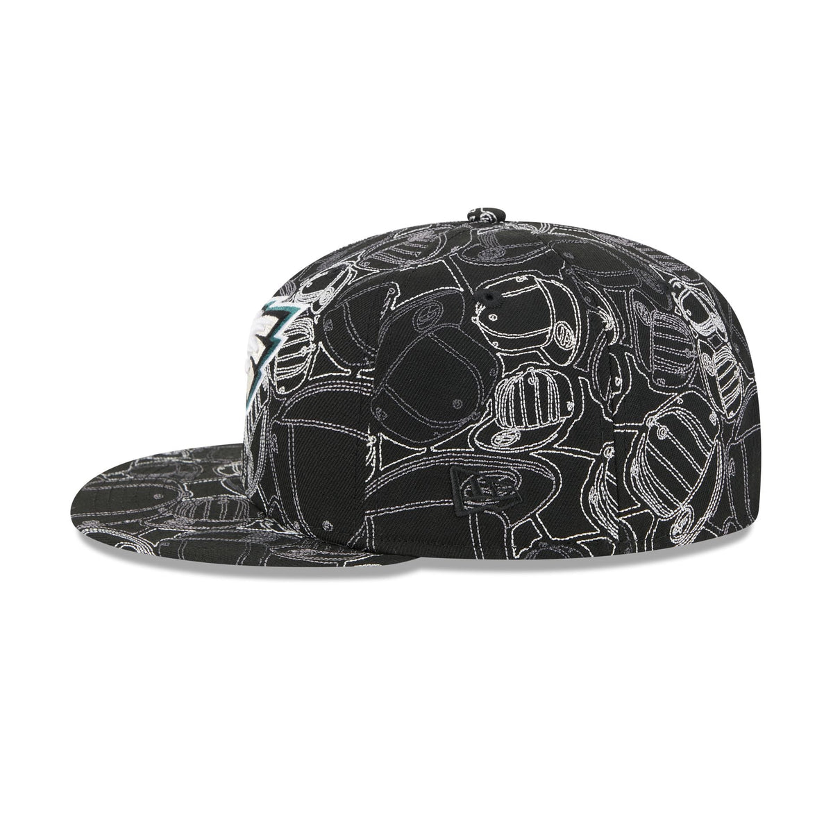 Philadelphia Eagles Cap Scramble 59FIFTY Fitted Hat