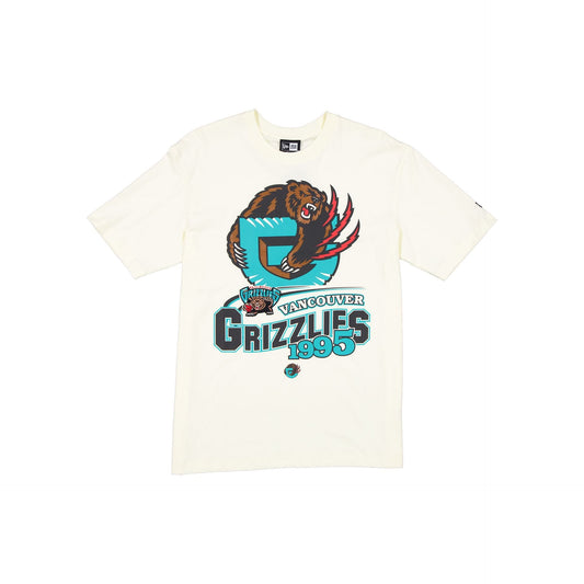 Vancouver Grizzlies Retro Chrome White T-Shirt