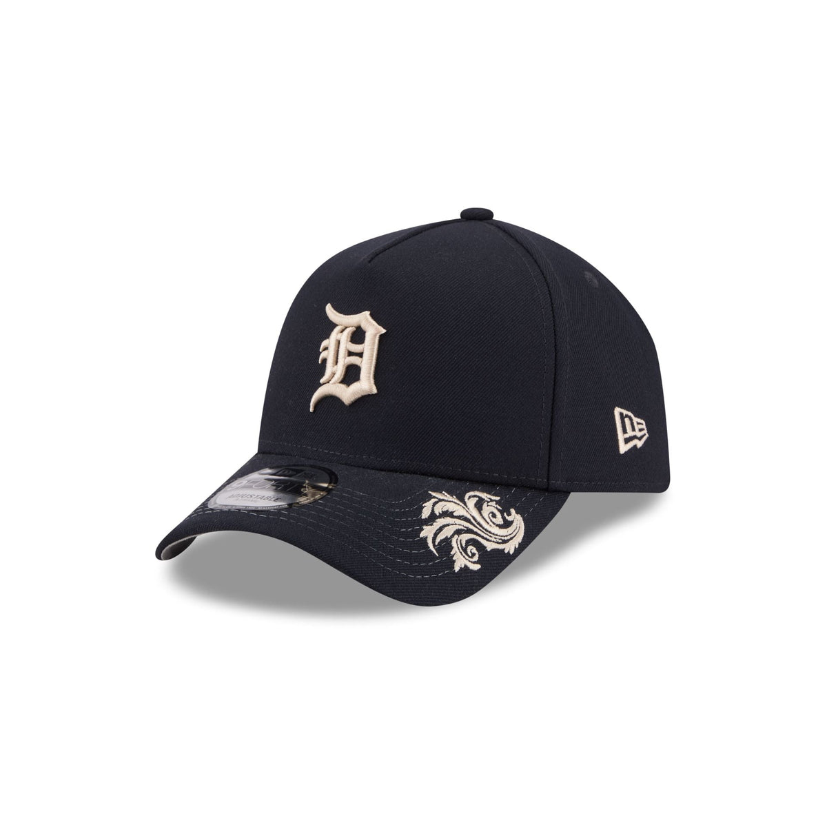 Detroit Tigers Script 9FORTY A-Frame Snapback Hat