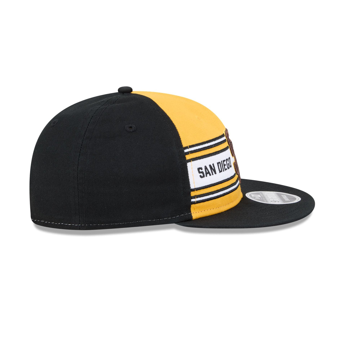 San Diego Padres Team Stripes Retro Crown 9FIFTY Snapback Hat