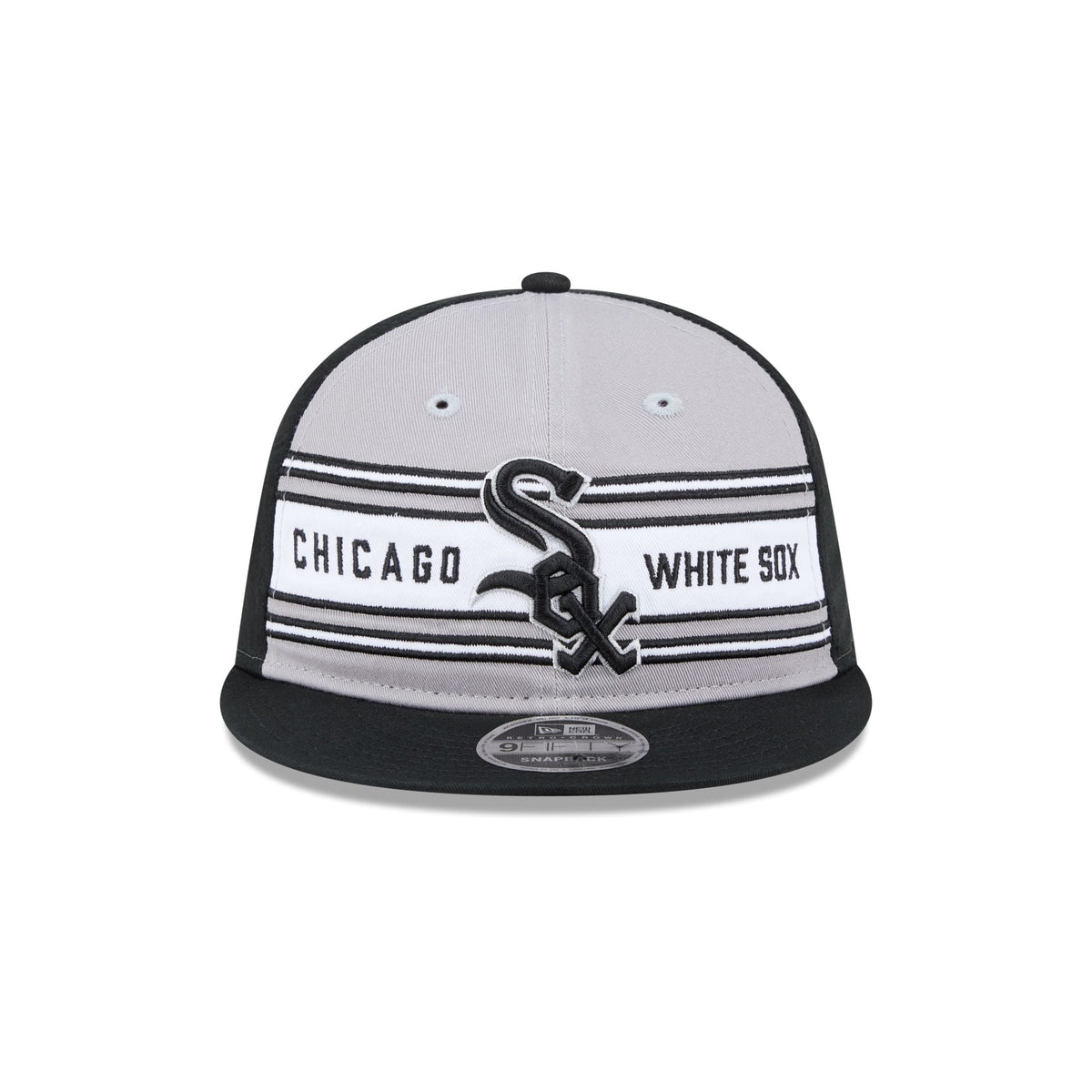 Chicago White Sox Team Stripes Retro Crown 9FIFTY Snapback Hat