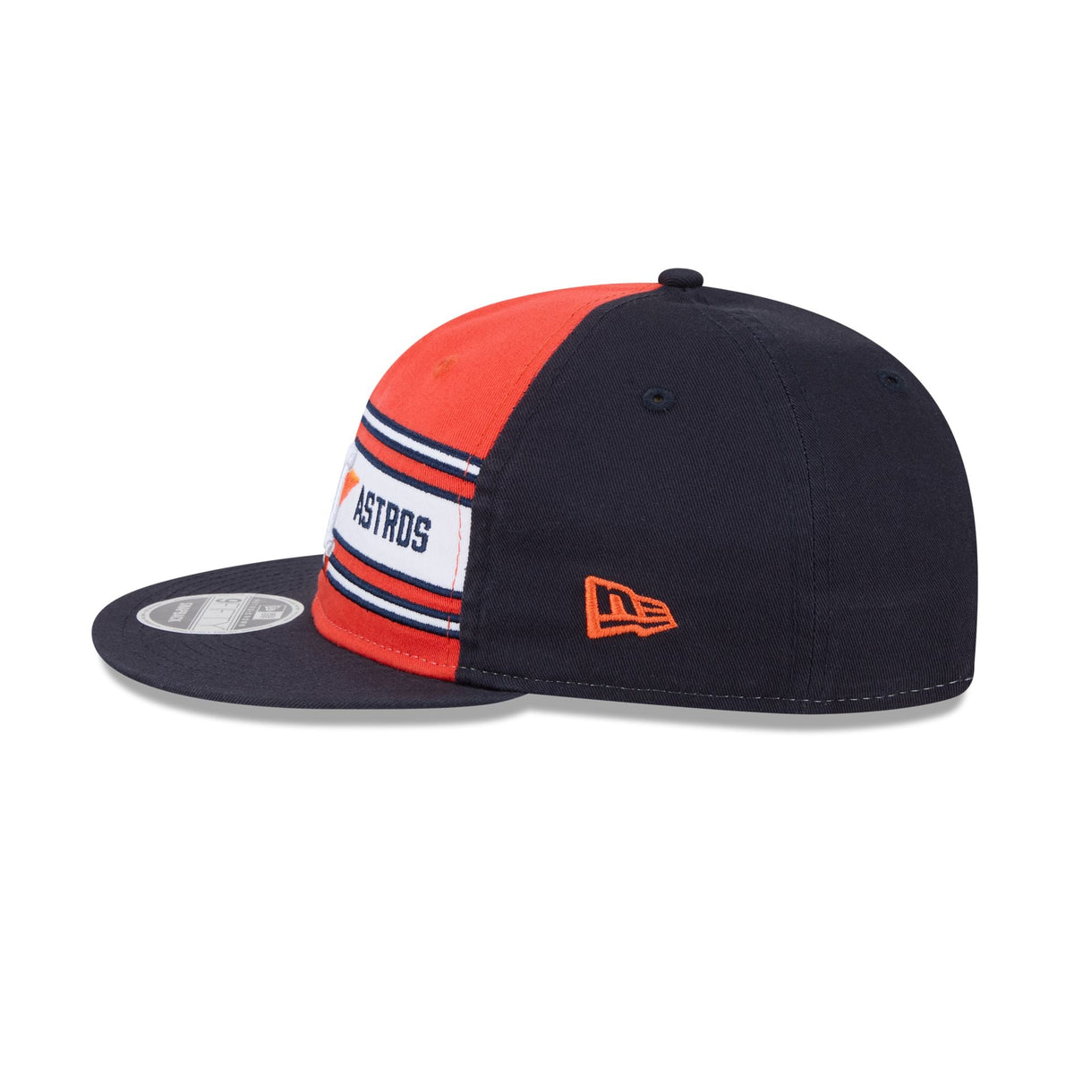 Houston Astros Team Stripes Retro Crown 9FIFTY Snapback Hat