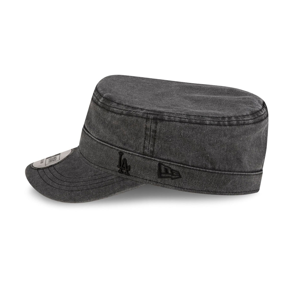Los Angeles Dodgers Pigment Dye Black Military Cap