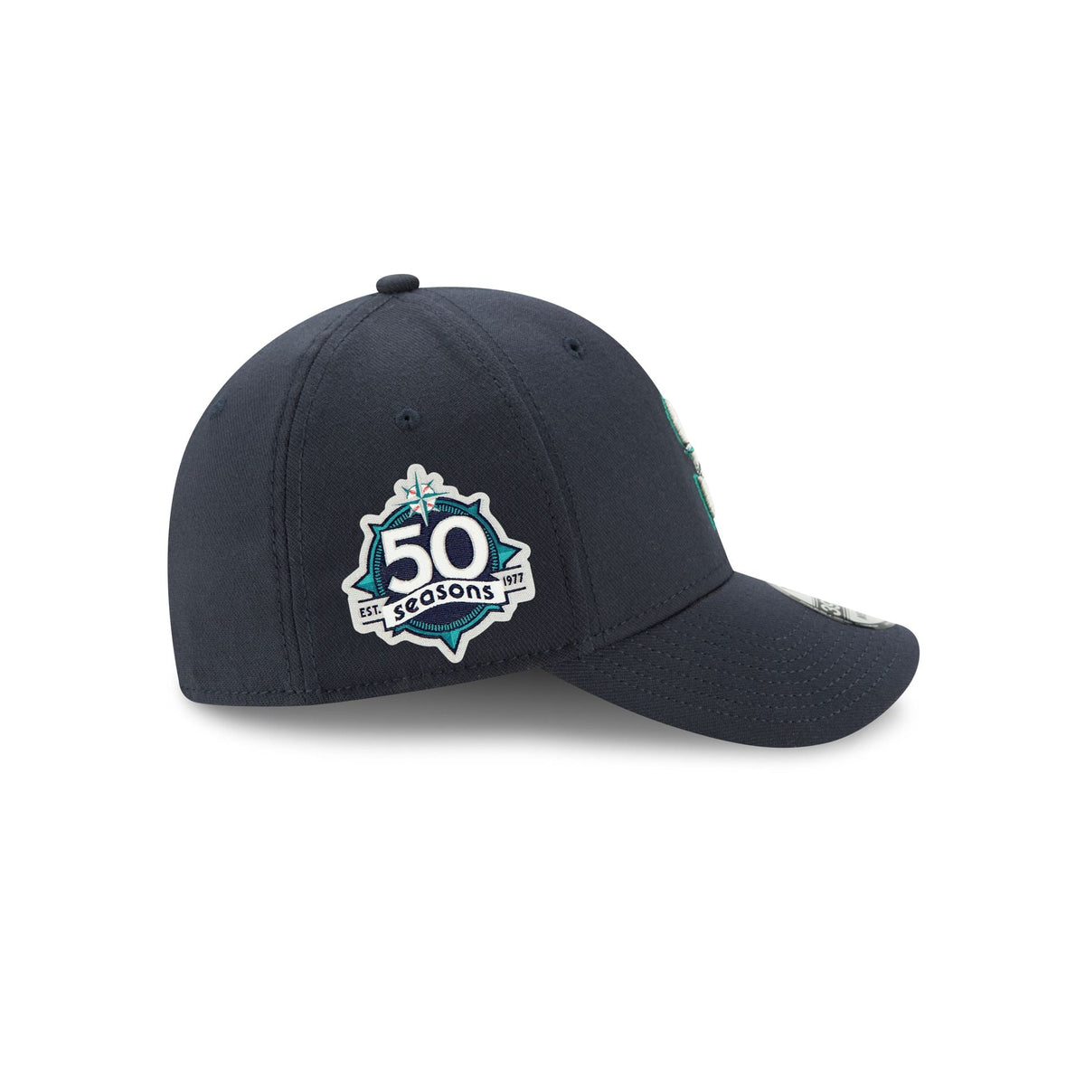 Seattle Mariners 50th Anniversary 39THIRTY Stretch Fit Hat