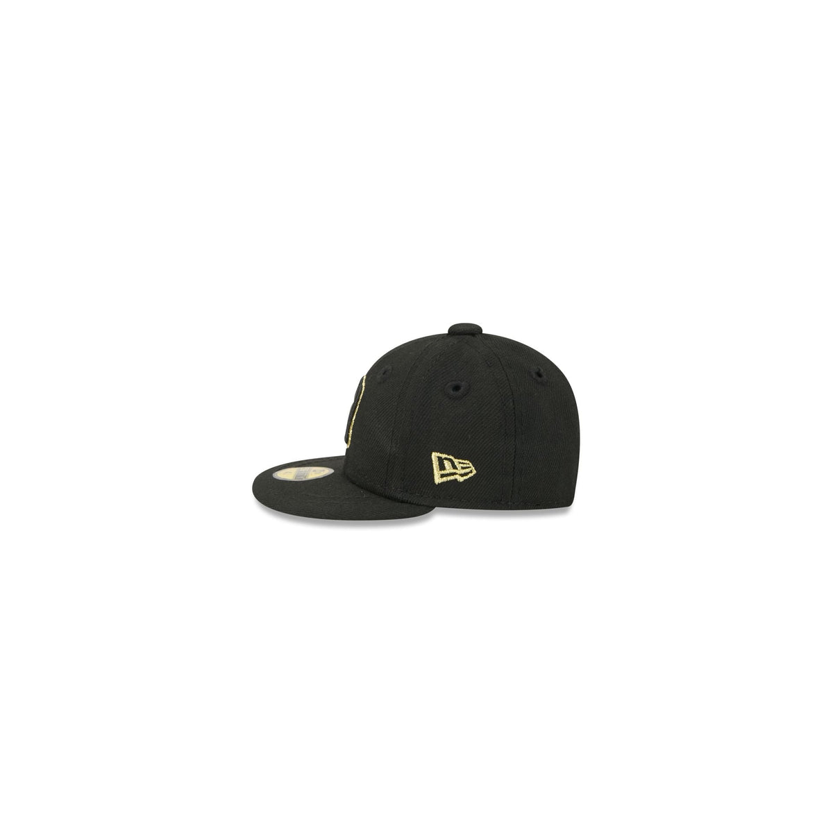 Milwaukee Brewers Gold Logo Mini 59FIFTY Fitted Hat