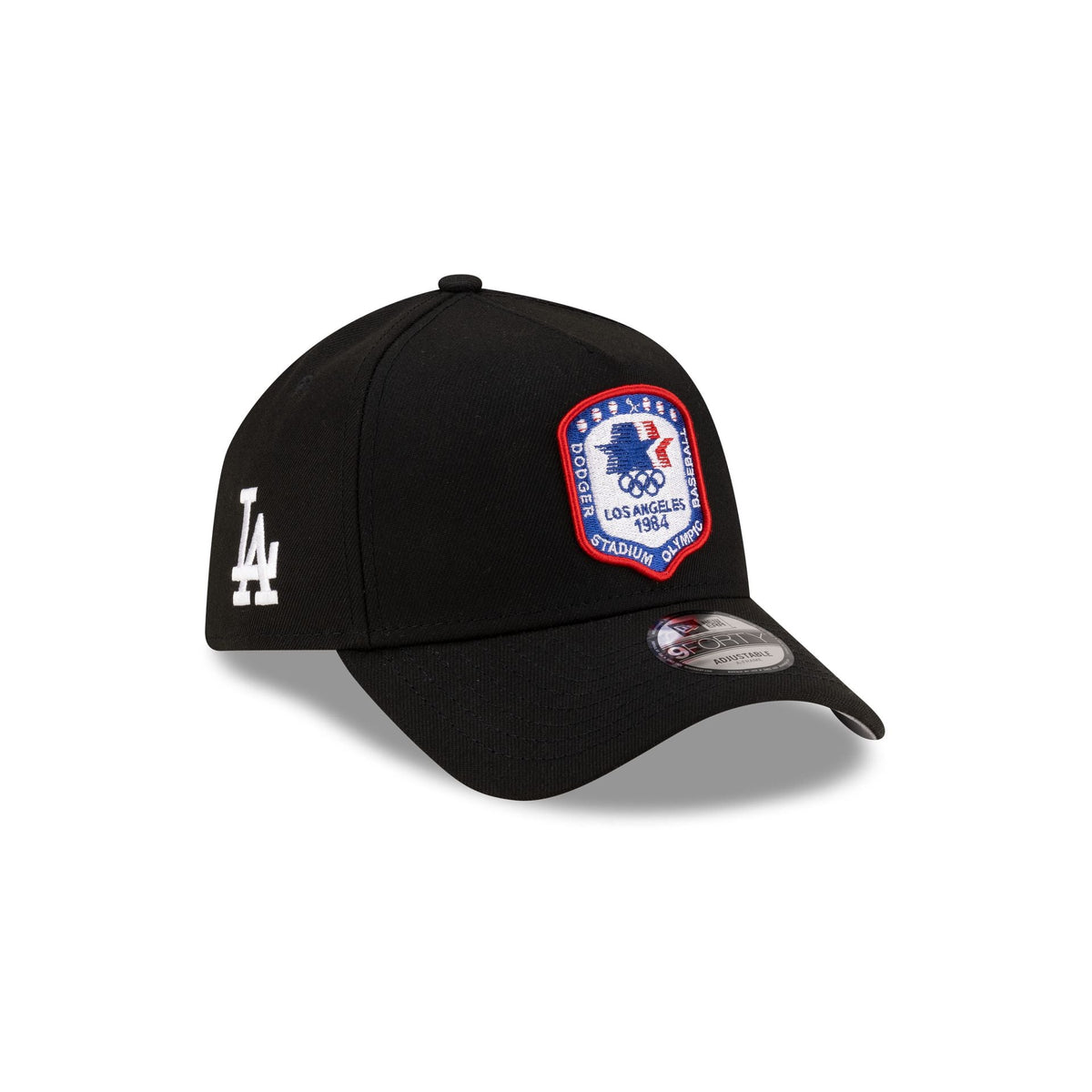 Los Angeles Dodgers 1984 Olympics Black 9FORTY A-Frame Snapback Hat