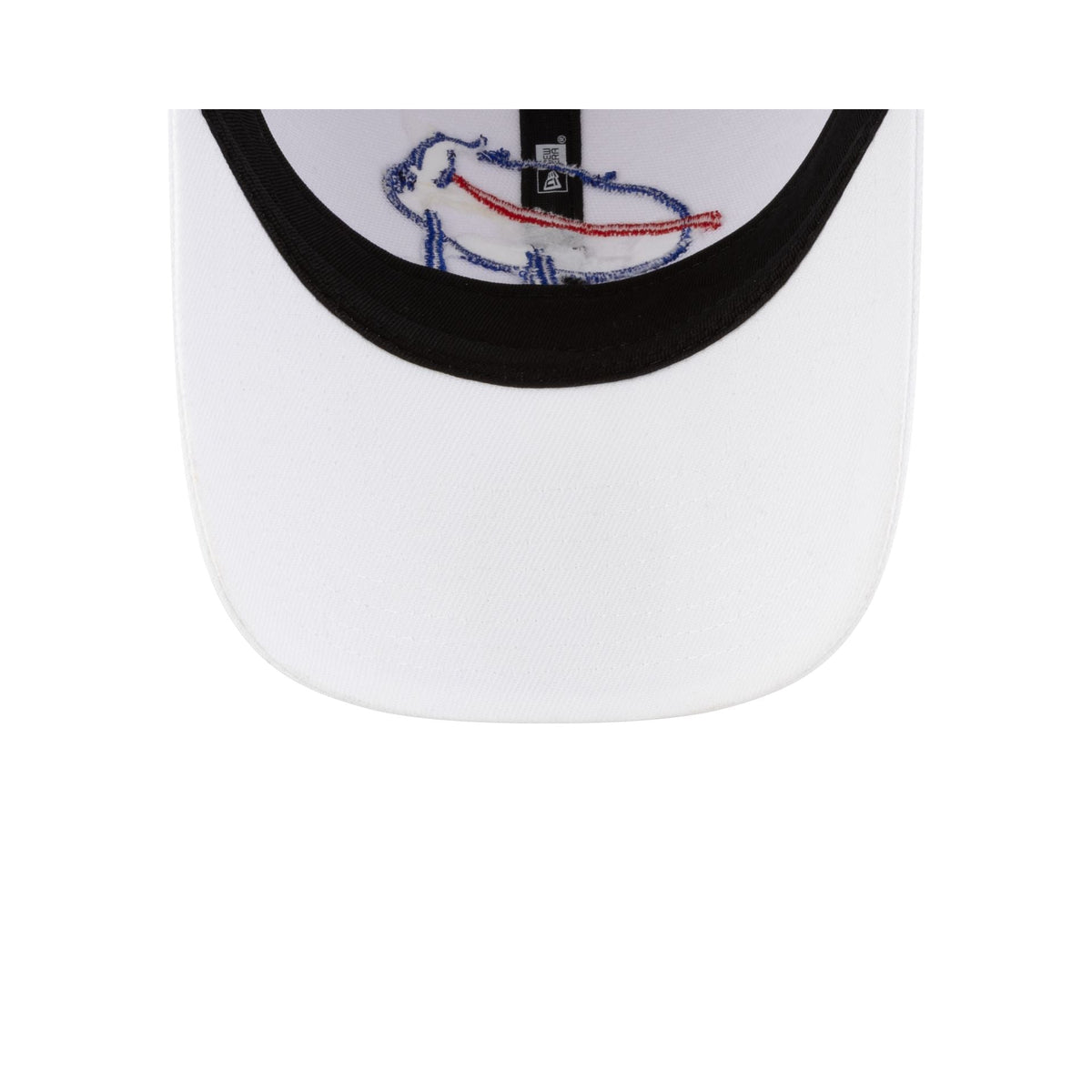 Buffalo Bills Billustration White 9FORTY Adjustable Hat