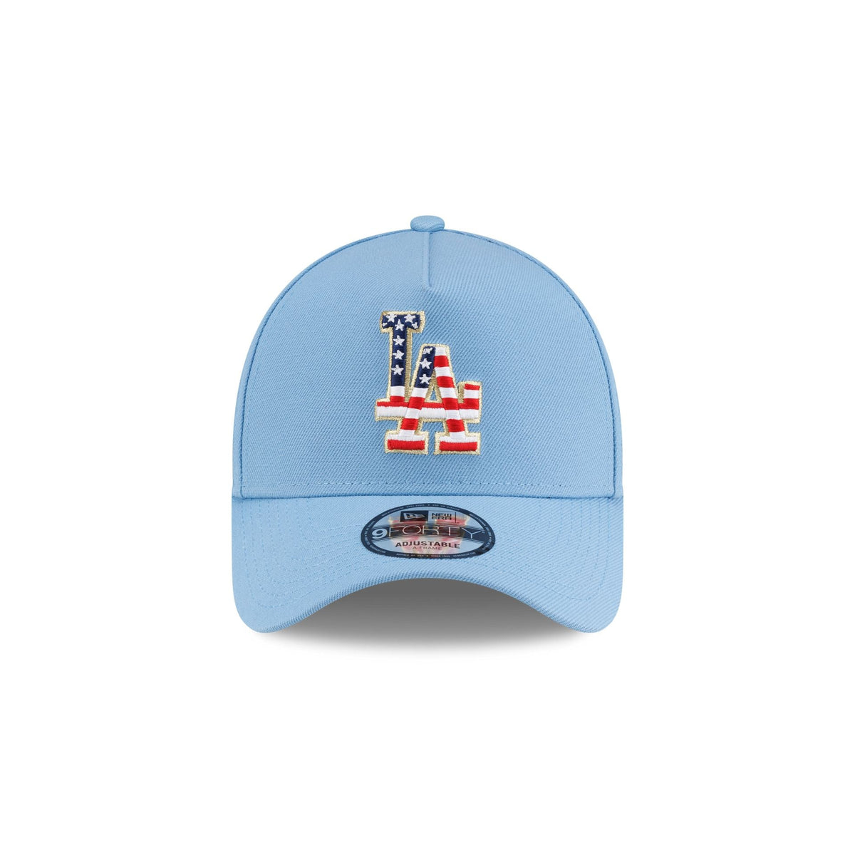 Los Angeles Dodgers Red. White & Blue 9FORTY A-Frame Snapback Hat
