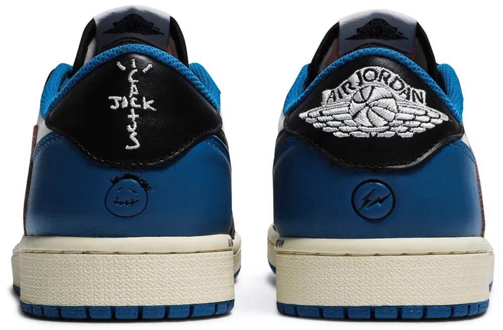 Jordan 1 Retro Low - Military Blue (Fragment x Travis Scott)