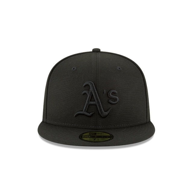 Athletics Blackout Basic 59FIFTY Fitted Hat